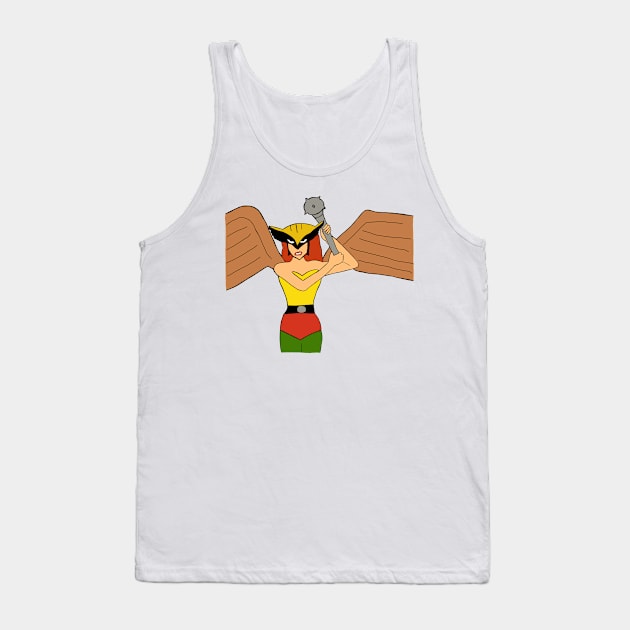 Hawkgirl Tank Top by shellTs